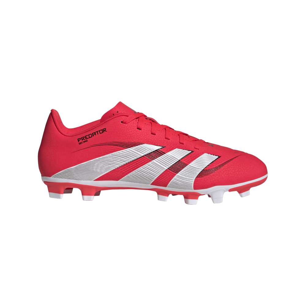 Adidas Guayos Predator Club Terreno Firme/Multi rojo unisex para futbol