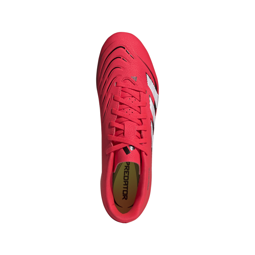 Adidas Guayos Predator Club Terreno Firme/Multi rojo unisex para futbol