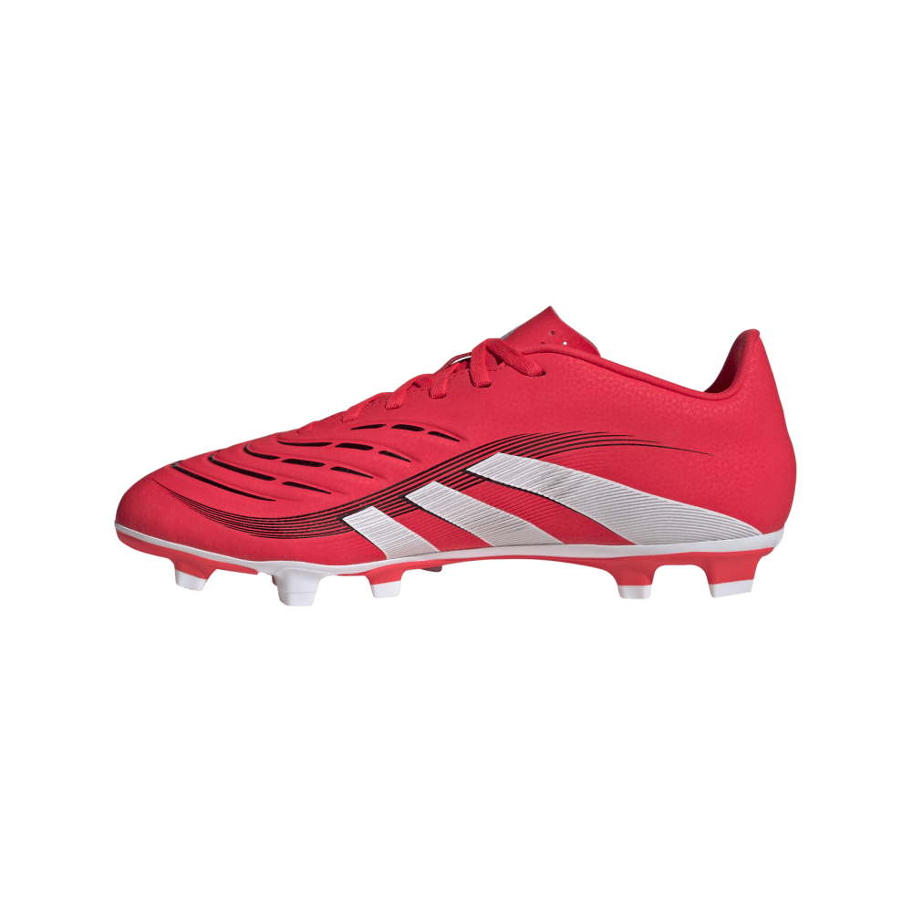 Adidas Guayos Predator Club Terreno Firme/Multi rojo unisex para futbol