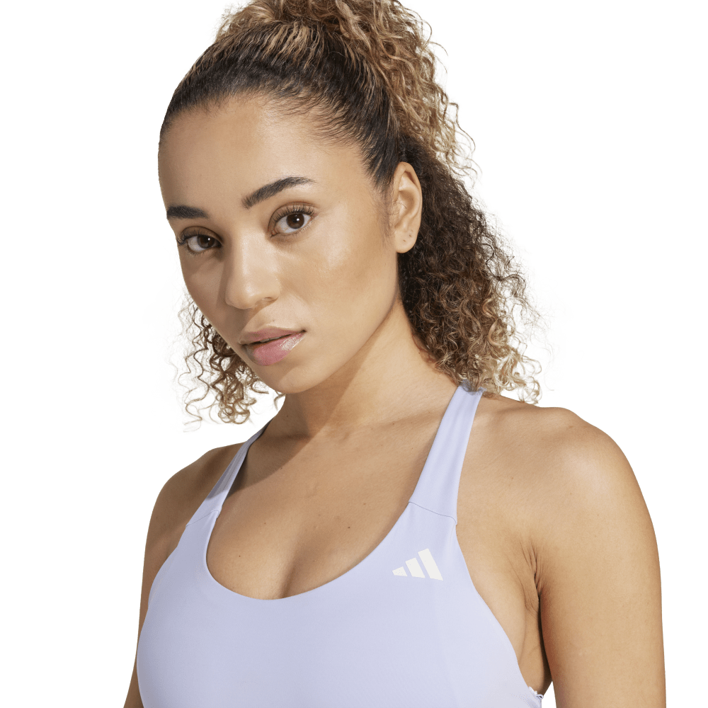 Adidas Top Soporte Alto Ultimate Adidas Run morado de mujer para entrenamiento