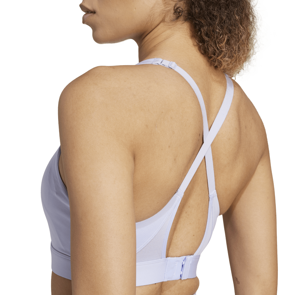 Adidas Top Soporte Alto Ultimate Adidas Run morado de mujer para entrenamiento