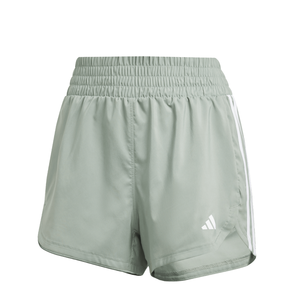 Adidas Pacer Wvn High Pantaloneta verde de mujer para entrenamiento