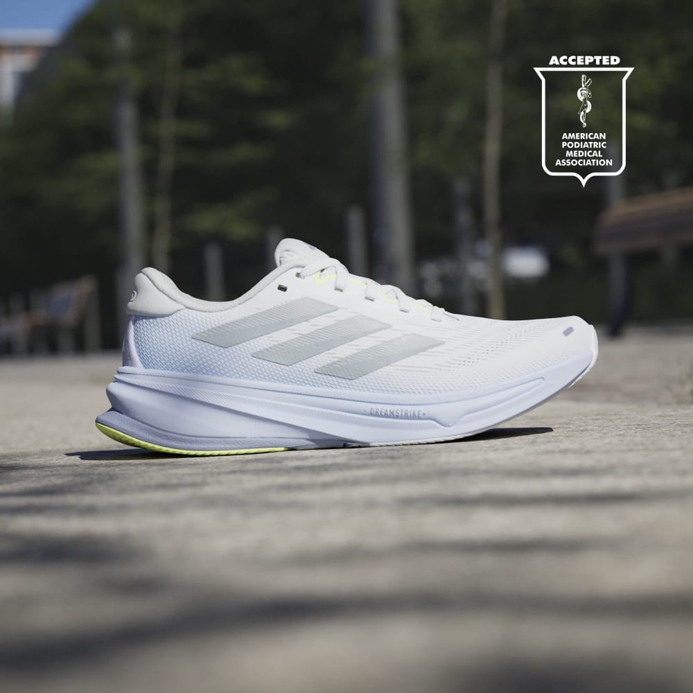 Adidas Tenis Supernova Rise 2 gris de mujer para correr