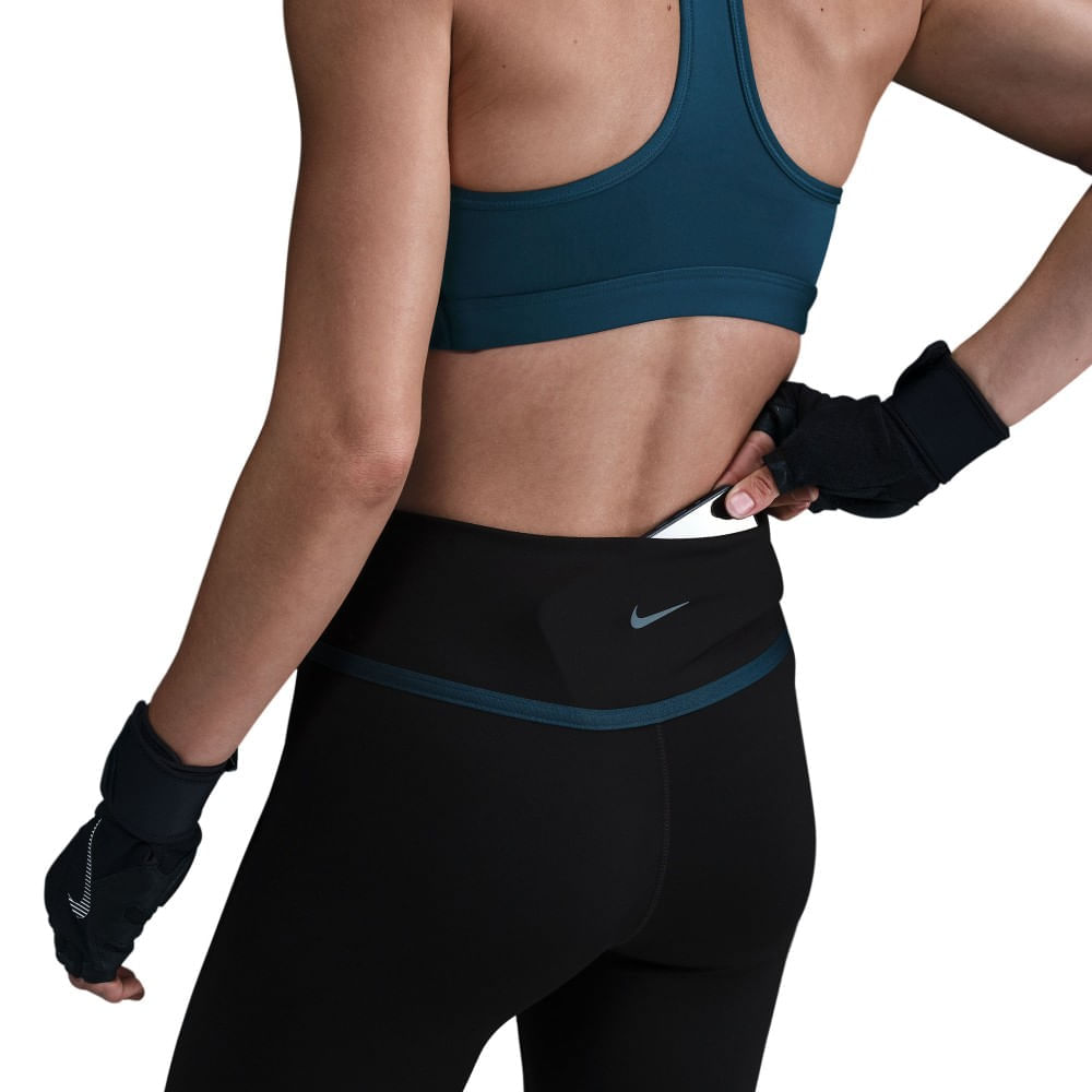 Nike W Nk One Df Hr 7/8 Tight Sport Licra negro de mujer para entrenamiento