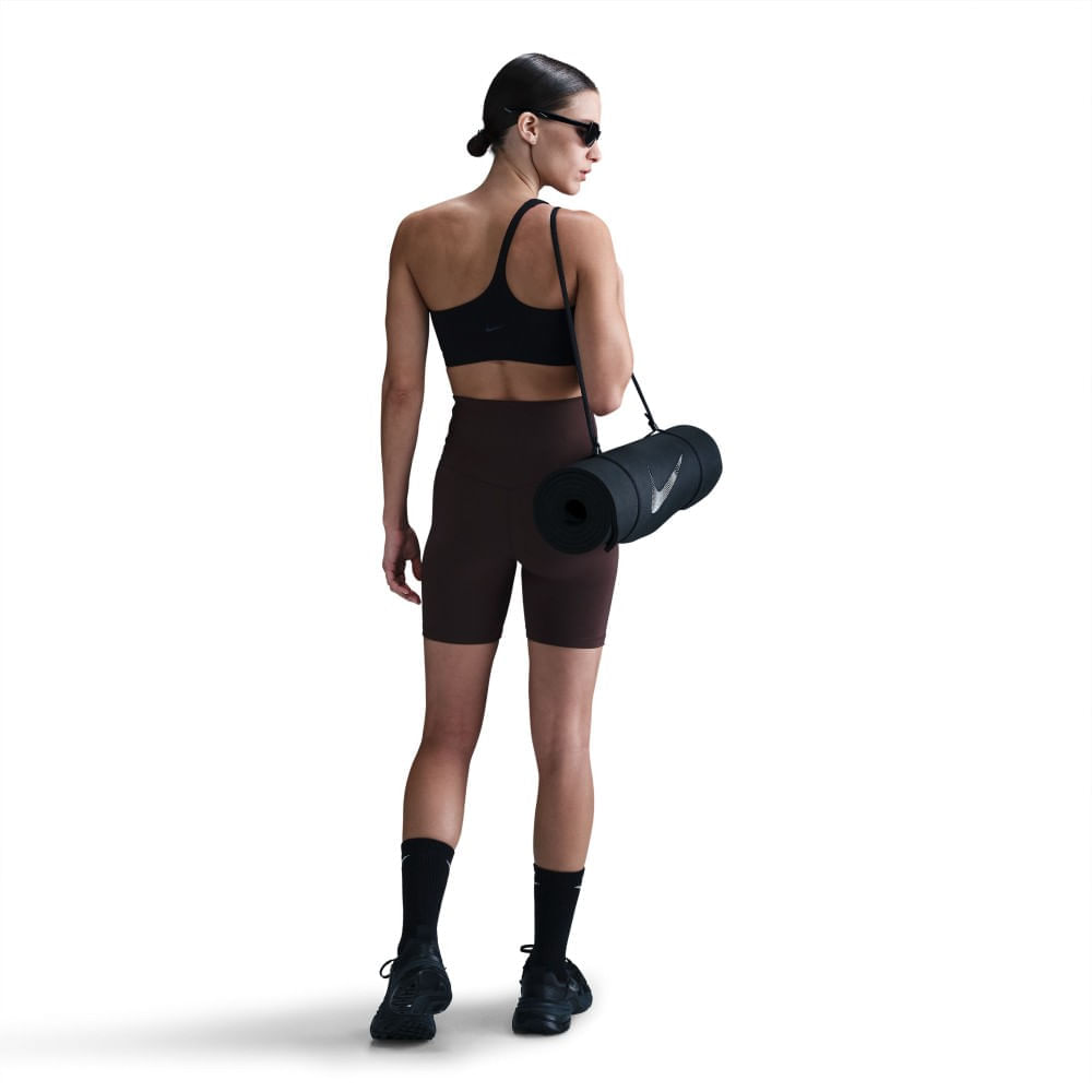 Nike W Nk Zenvy Asym Top negro de mujer para entrenamiento