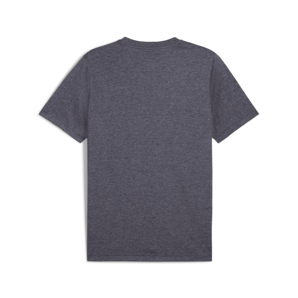 Puma Ess No. 1 Logo Heather Tee Camiseta Manga Corta azul de hombre lifestyle