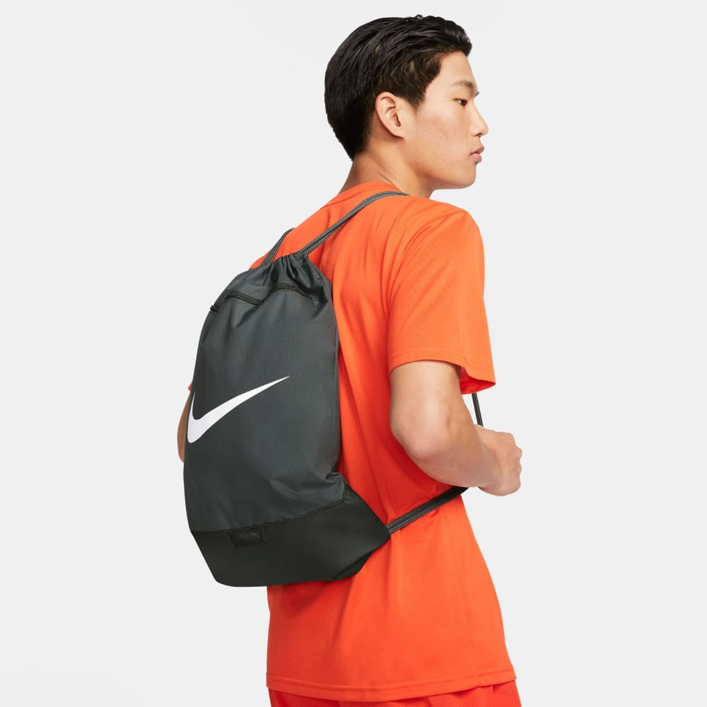 Nike Nk Brsla Drawstrng - 9.5 (18L) Gym Sack gris de hombre para entrenamiento