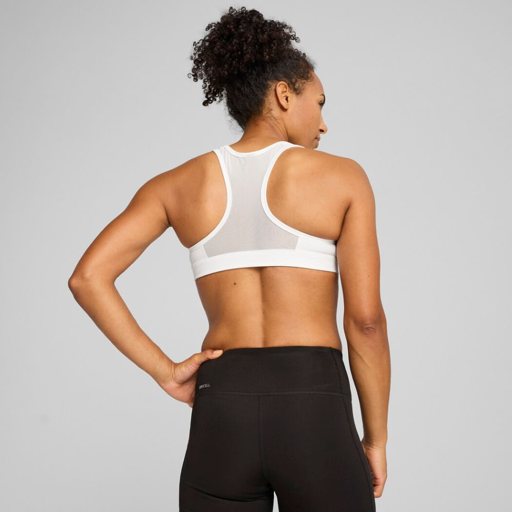 Puma 4Keeps Bra W Top blanco de mujer para entrenamiento