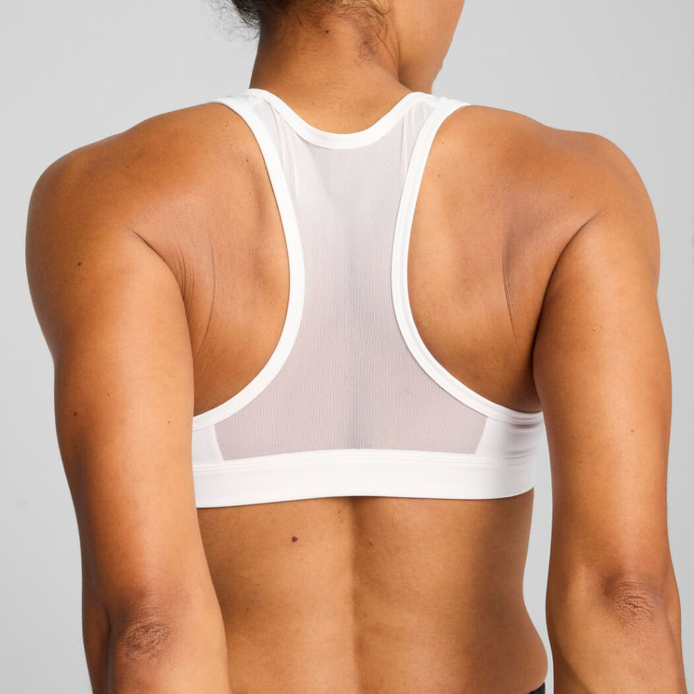 Puma 4Keeps Bra W Top blanco de mujer para entrenamiento