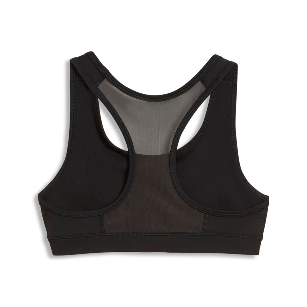 Puma 4Keeps Bra W Top negro de mujer para entrenamiento