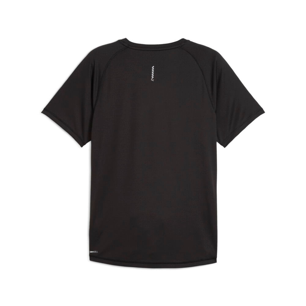 Puma M Run Velocity Tee Camiseta Manga Corta negro de hombre para correr