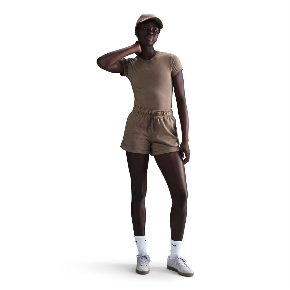 Nike W Nsw Club Flc Mr Short Pantaloneta cafe de mujer lifestyle