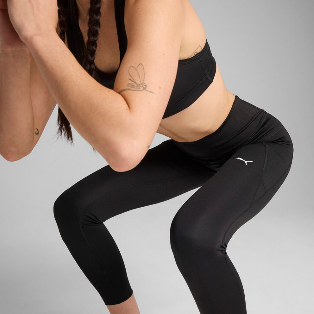 Puma Train All Day Essential Tight  Hw 7/8 W Licra negro de mujer para entrenamiento