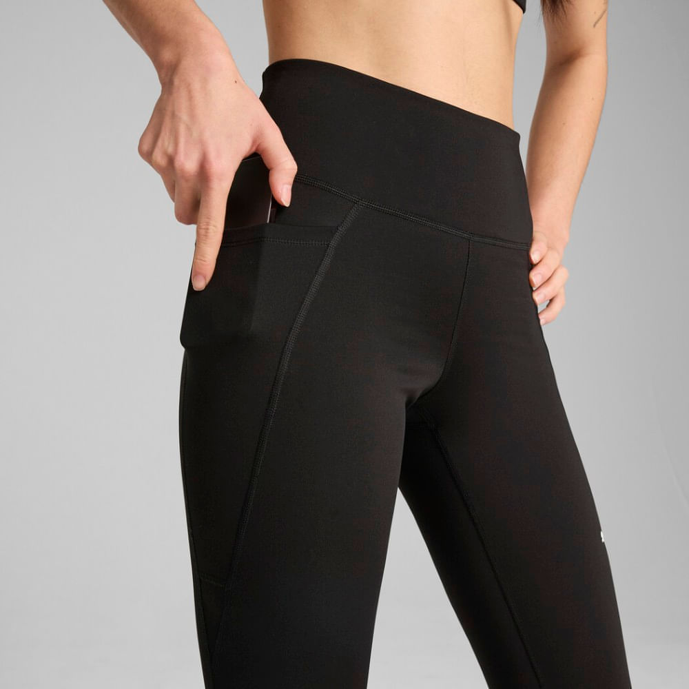 Puma Train All Day Essential Tight  Hw 7/8 W Licra negro de mujer para entrenamiento
