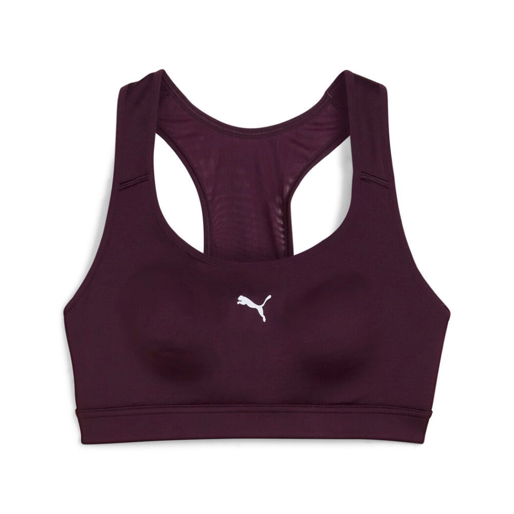 Puma 4Keeps Run Bra W Top morado de mujer para correr
