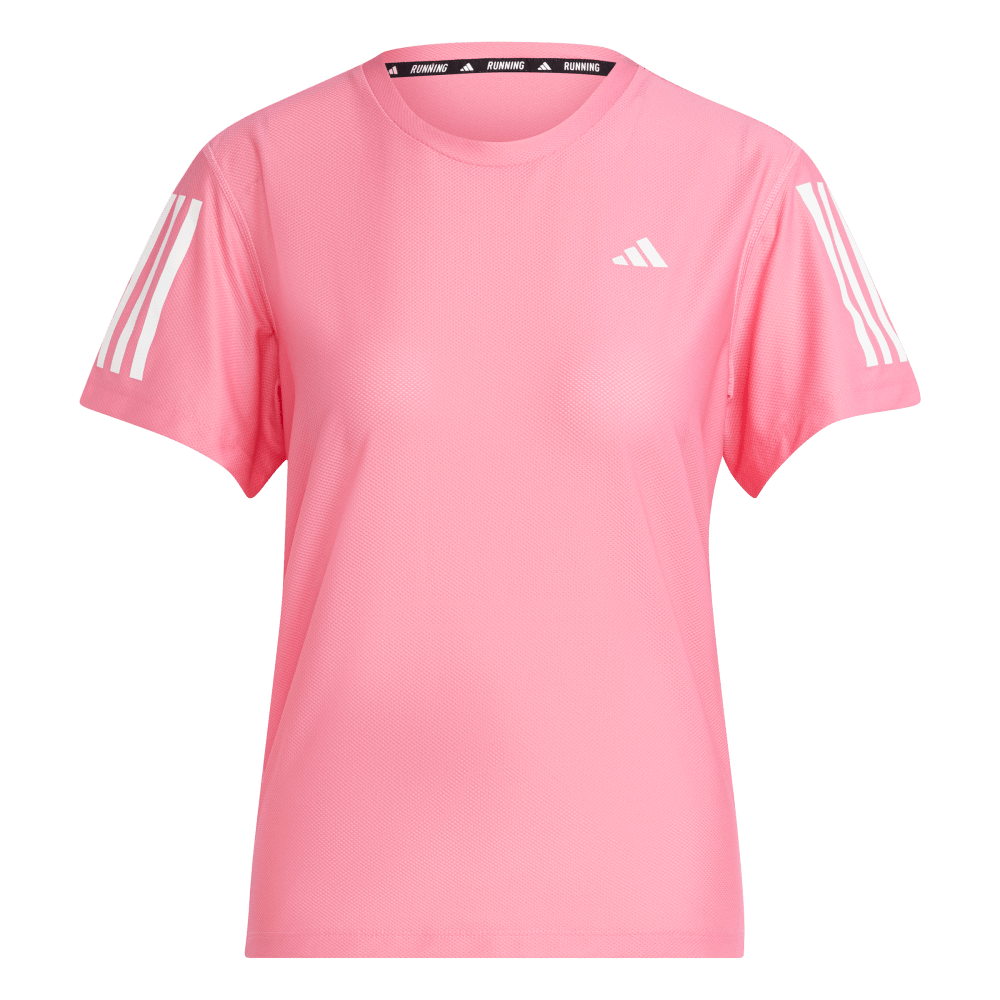 Adidas Otr B Tee Camiseta Manga Corta rosado de mujer para correr