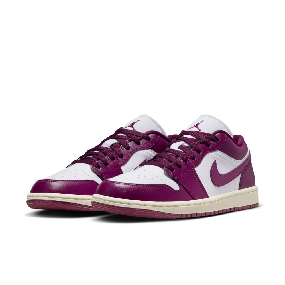 nike wmns air jordan 1 low tenis blanco de mujer lifestyle