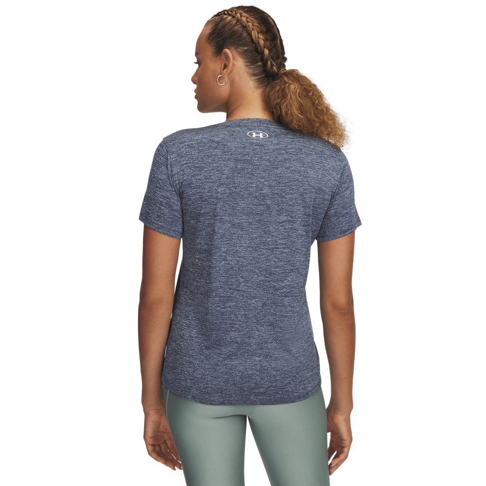 UA H Ssc- Twist Camiseta Manga Corta gris de mujer para entrenamiento