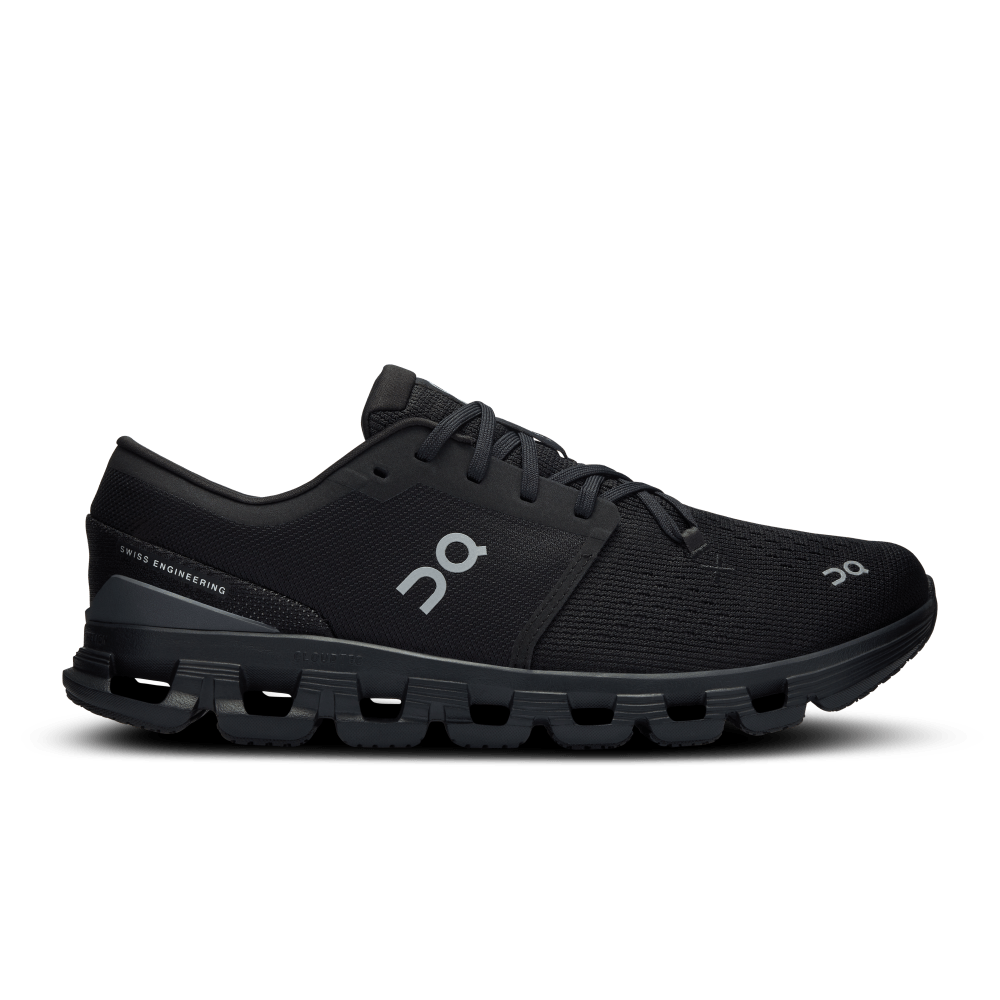 On Cloud X 4 Tenis negro de hombre para entrenamiento