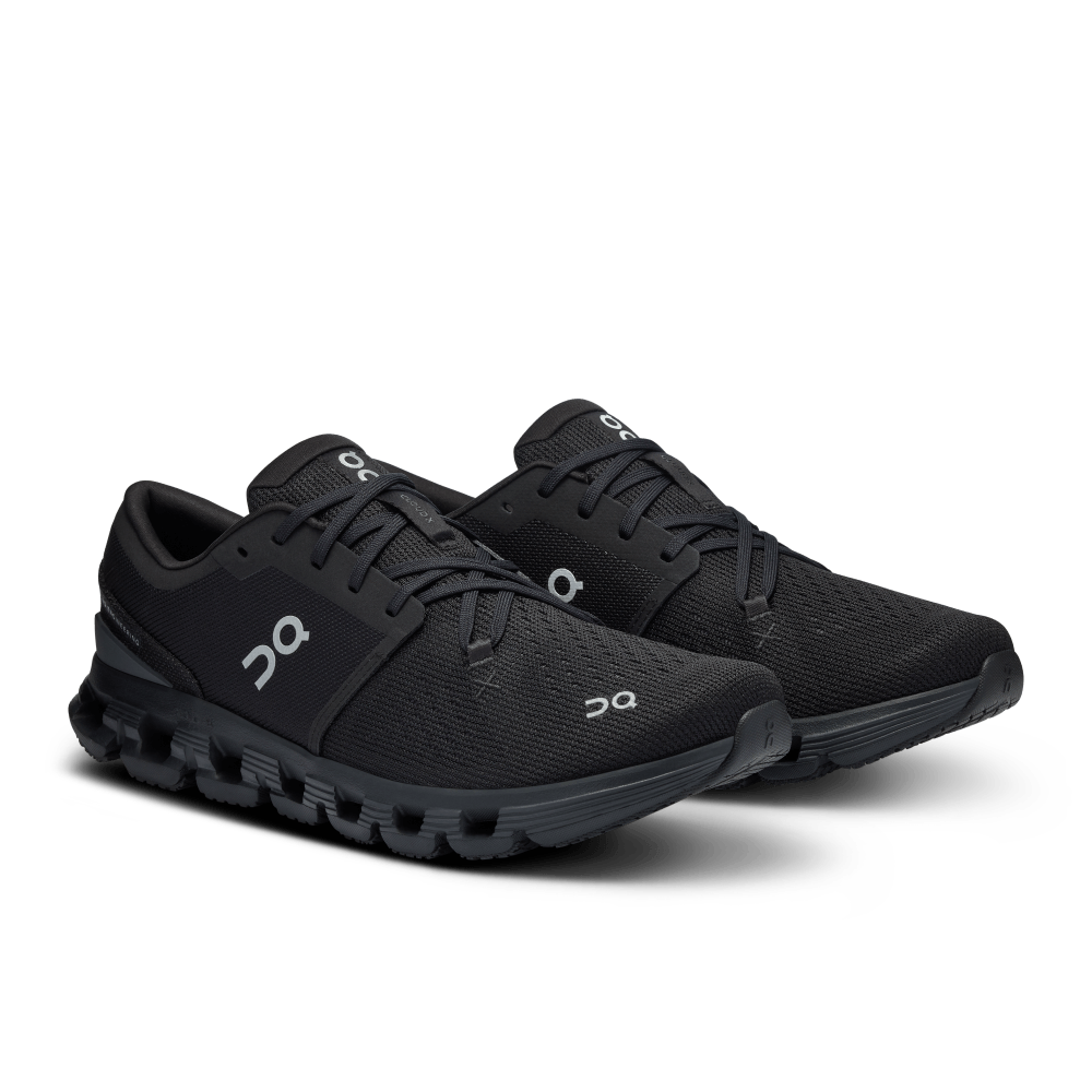 On Cloud X 4 Tenis negro de hombre para entrenamiento