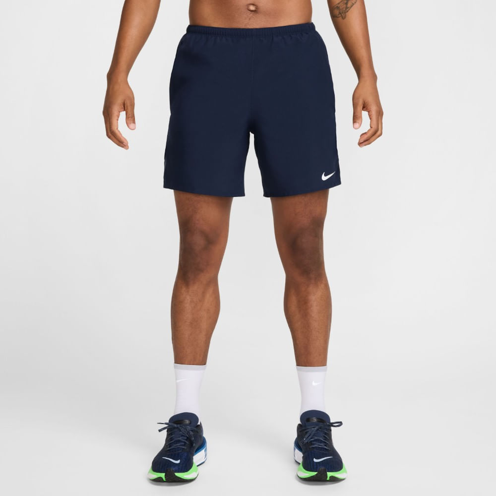 Nike M Nk Df Challenger Short 7Bf Pantaloneta azul de hombre para correr