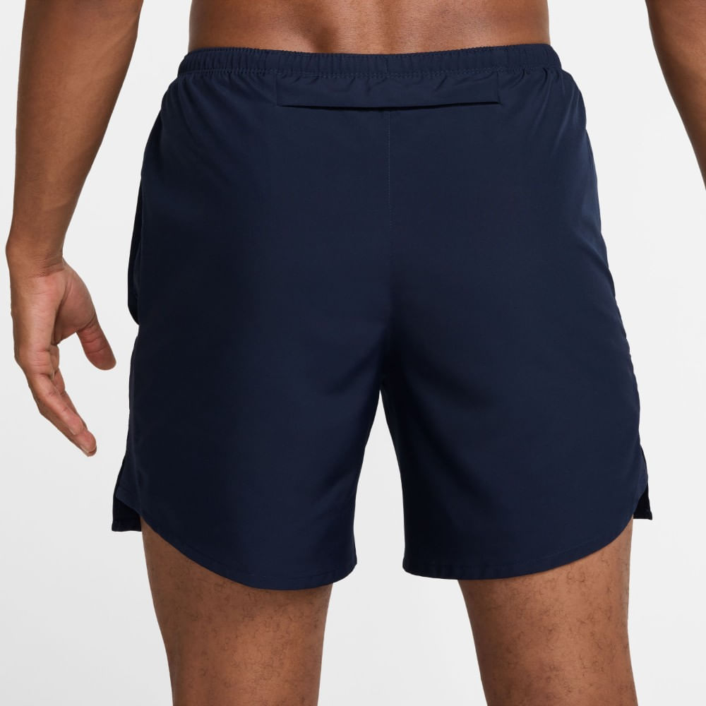 Nike M Nk Df Challenger Short 7Bf Pantaloneta azul de hombre para correr