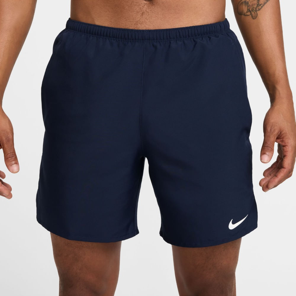 Nike M Nk Df Challenger Short 7Bf Pantaloneta azul de hombre para correr