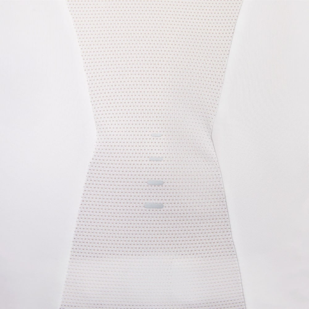 Nike W Nk Swift Df Ss Top Camiseta Manga Corta blanco de mujer para correr