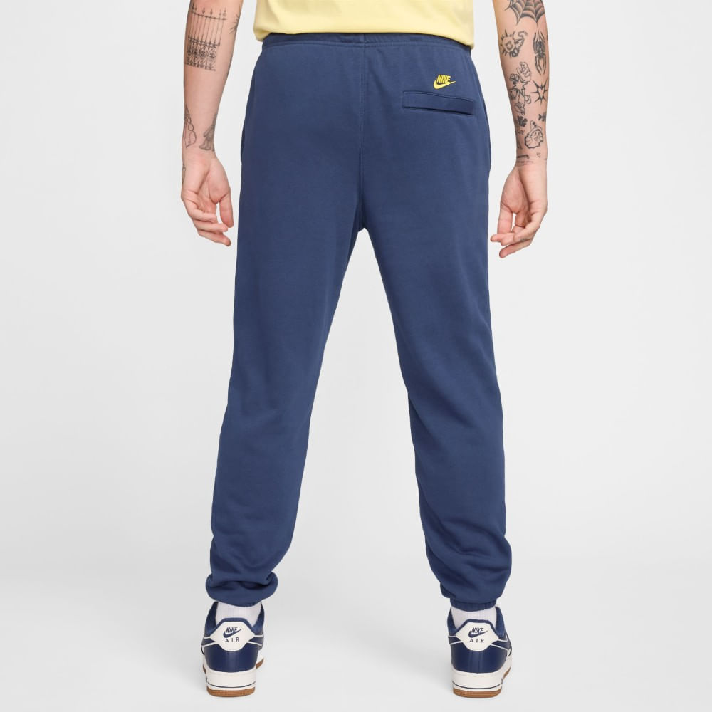 Nike M Nk Club Ft Cuff Pant Bolt Pantalón azul de hombre lifestyle