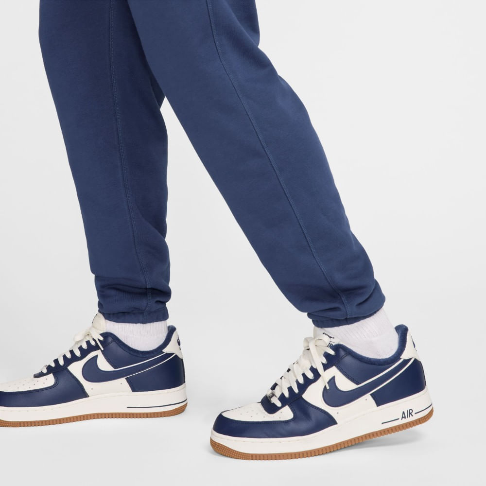 Nike M Nk Club Ft Cuff Pant Bolt Pantalón azul de hombre lifestyle