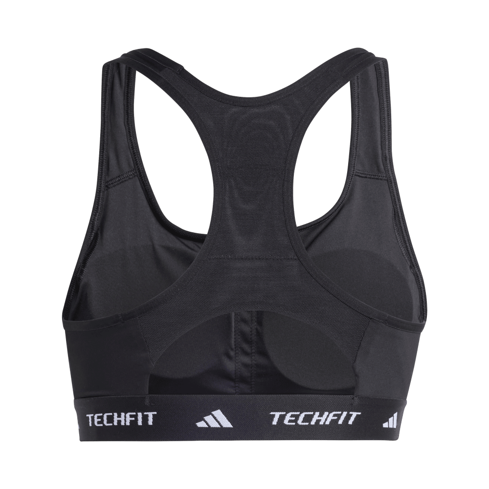 Adidas Top Deportivo Techfit negro de mujer para entrenamiento