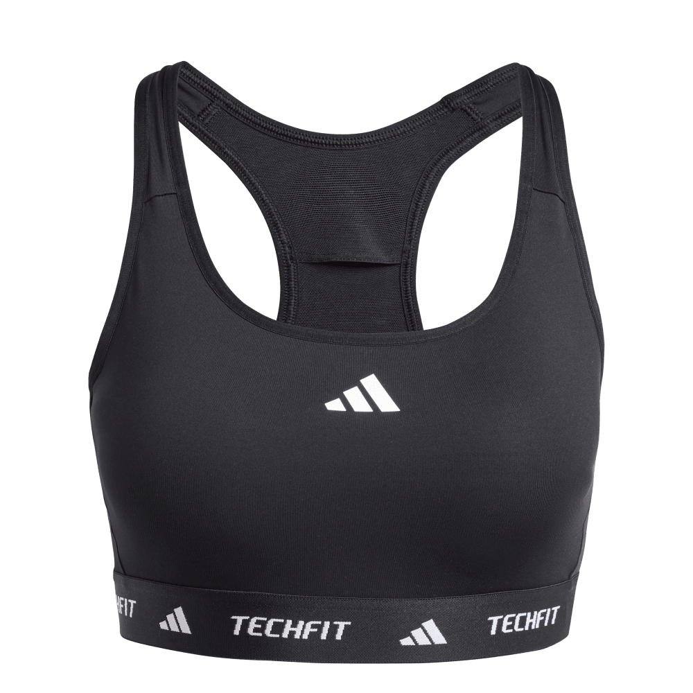 Adidas Top Deportivo Techfit negro de mujer para entrenamiento