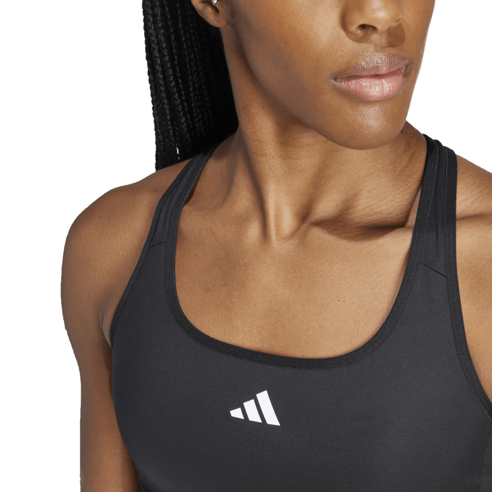 Adidas Top Deportivo Techfit negro de mujer para entrenamiento