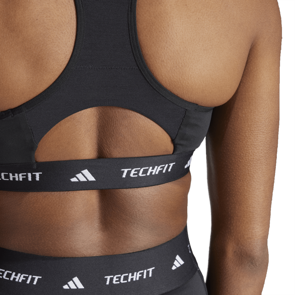 Adidas Top Deportivo Techfit negro de mujer para entrenamiento