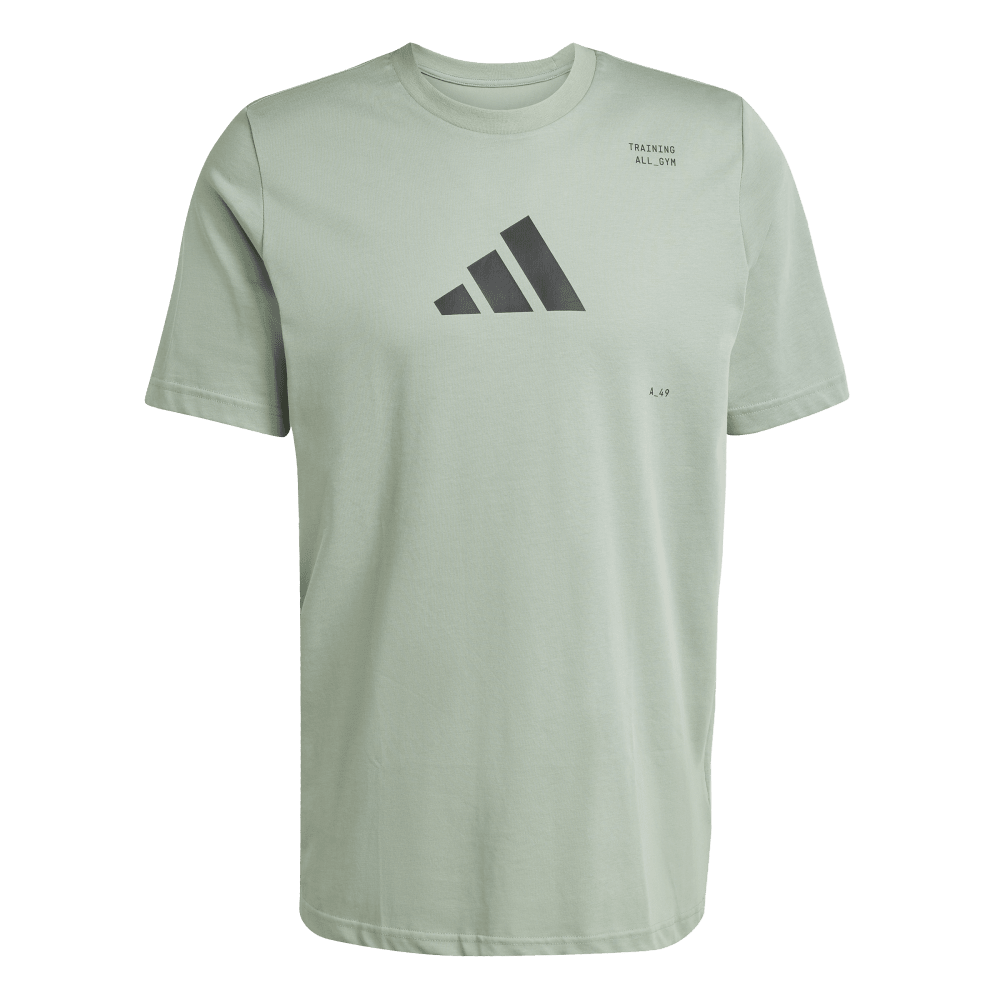 Adidas M Tr Cat G T Camiseta Manga Corta verde de hombre para entrenamiento