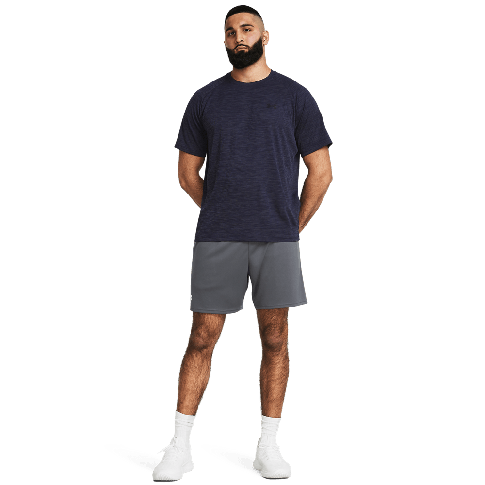 UA Tech 7In Shorts Pantaloneta gris de hombre para entrenamiento
