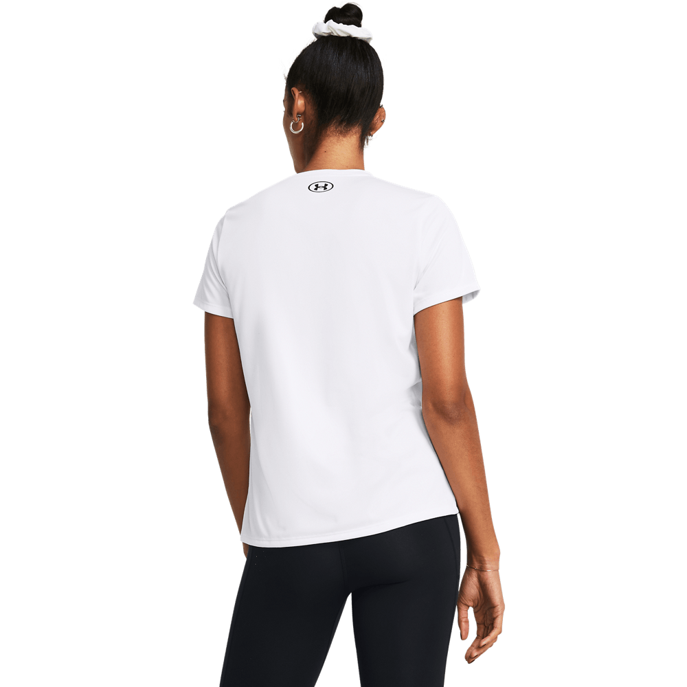 UA H Ssv- Solid Camiseta Manga Corta blanco de mujer para entrenamiento