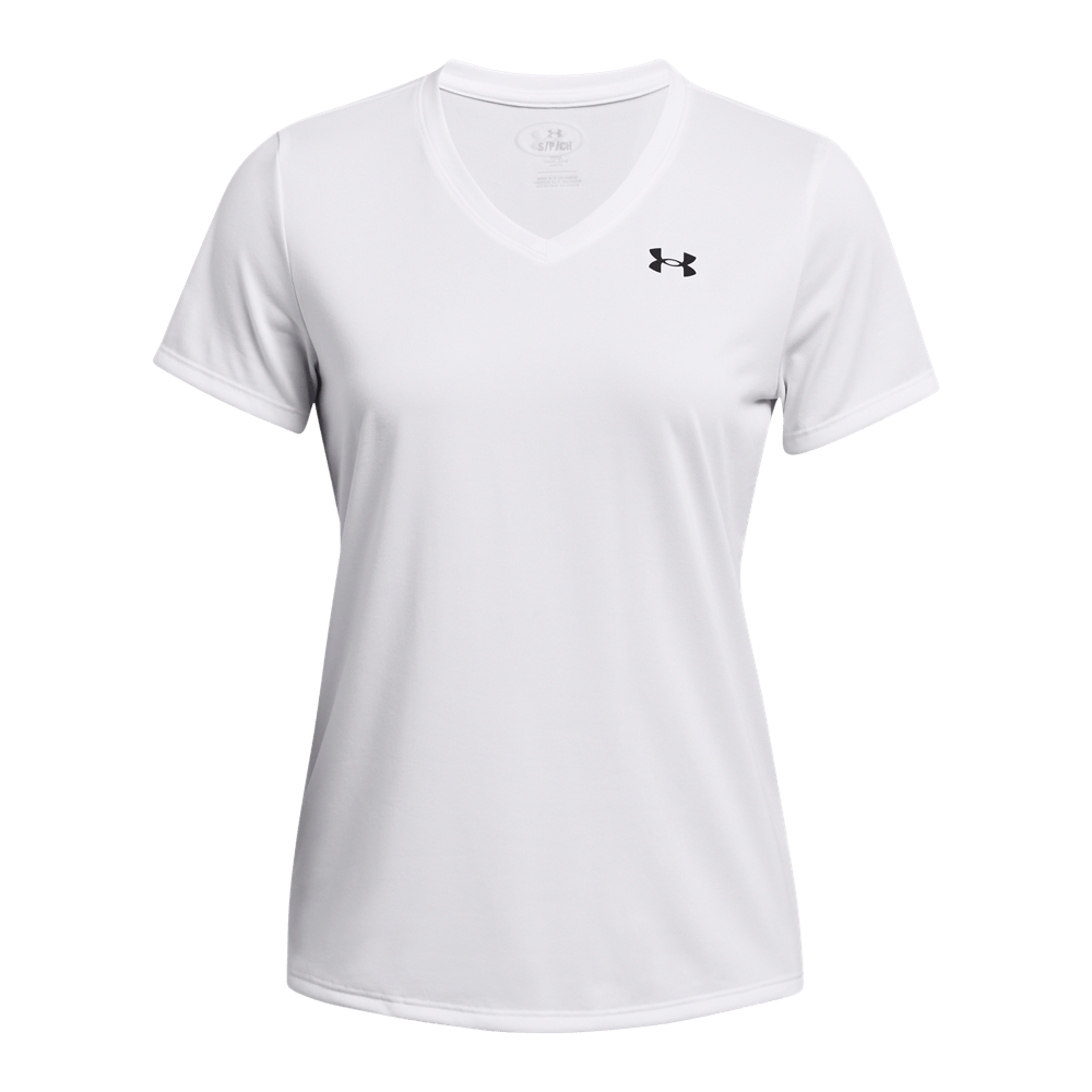 UA H Ssv- Solid Camiseta Manga Corta blanco de mujer para entrenamiento
