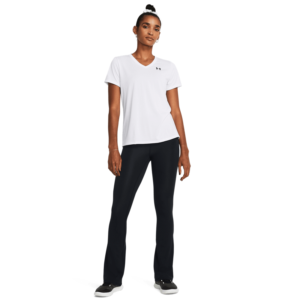 UA H Ssv- Solid Camiseta Manga Corta blanco de mujer para entrenamiento