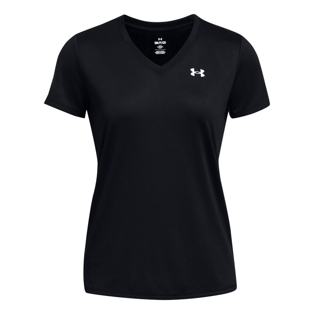 UA H Ssv- Solid Camiseta Manga Corta negro de mujer para entrenamiento