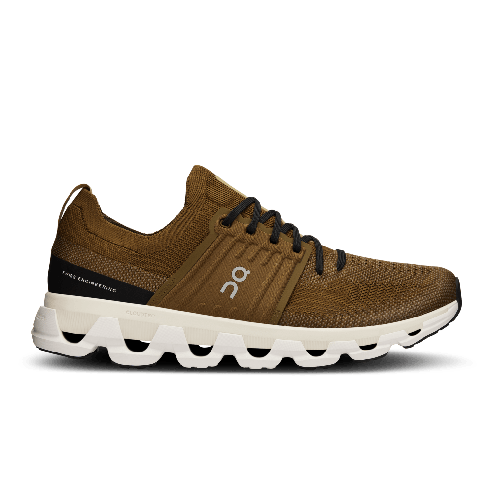 On Cloudswift Tenis verde de hombre para correr