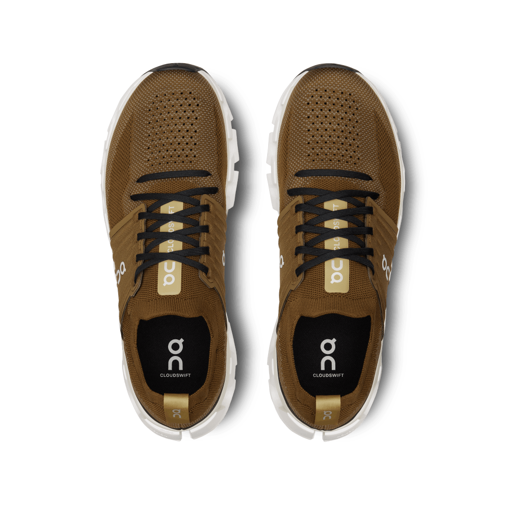 On Cloudswift Tenis verde de hombre para correr