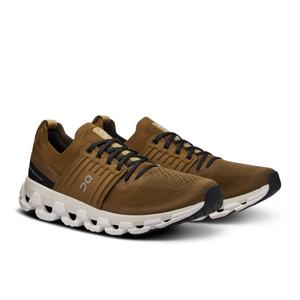 On Cloudswift Tenis verde de hombre para correr