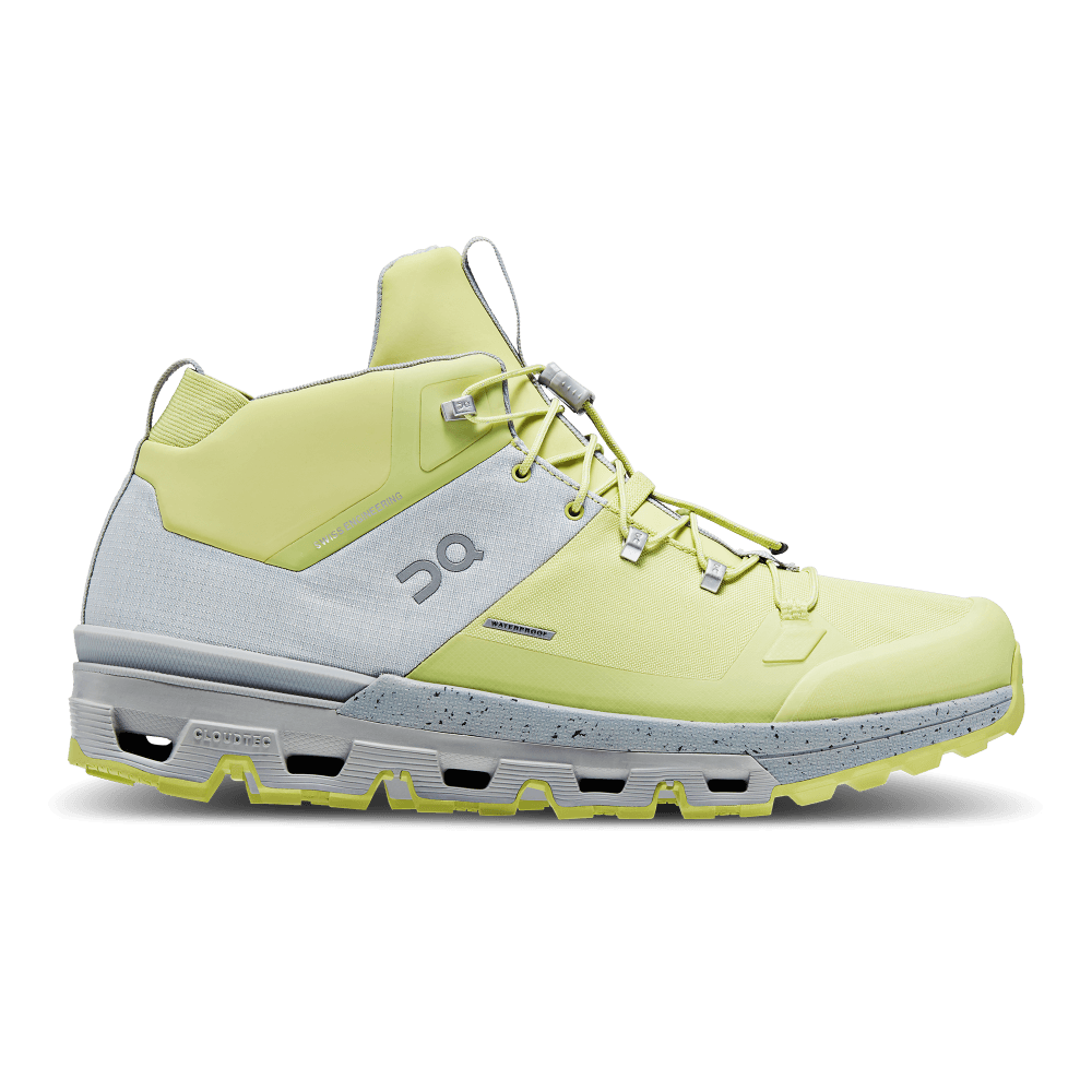 On Cloudtrax Waterproof Tenis gris de hombre para outdoor