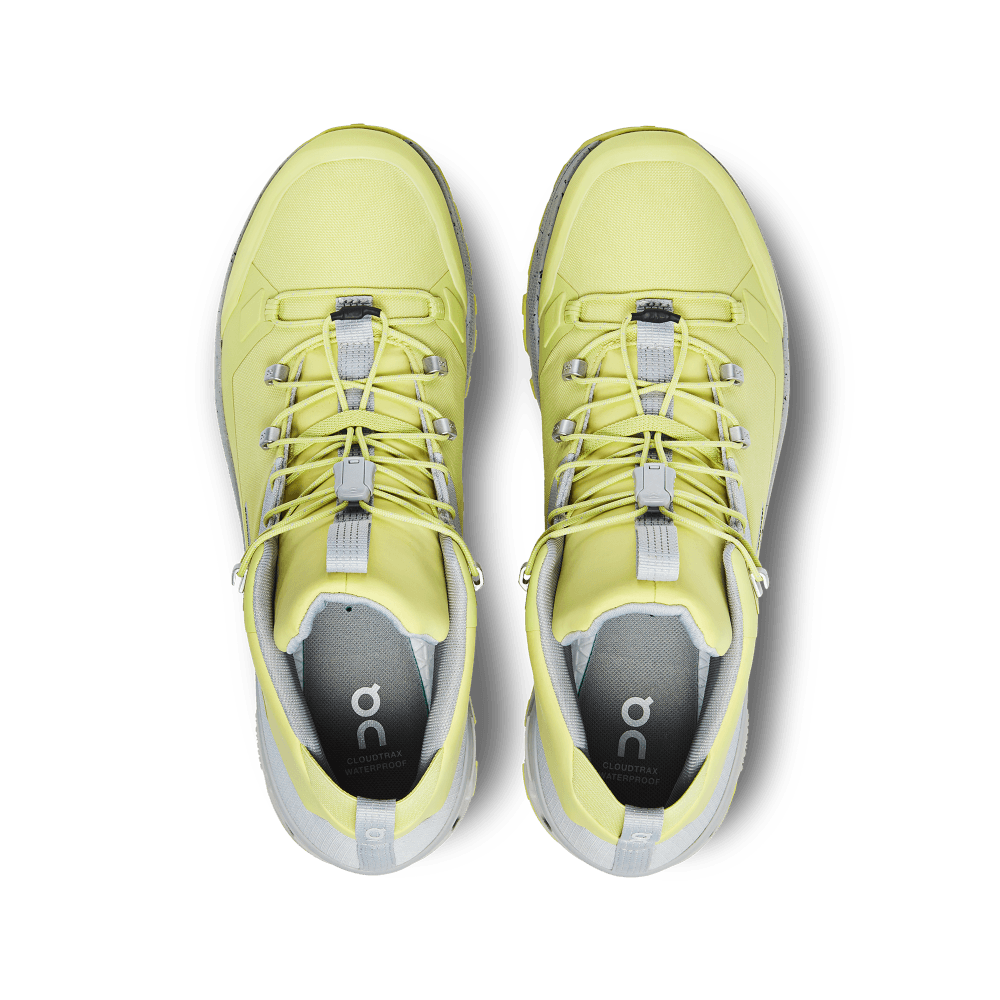 On Cloudtrax Waterproof Tenis gris de hombre para outdoor