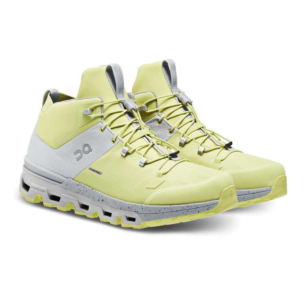 On Cloudtrax Waterproof Tenis gris de hombre para outdoor
