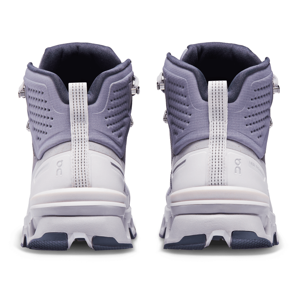 On Cloudrock Waterproof Tenis morado de mujer para outdoor