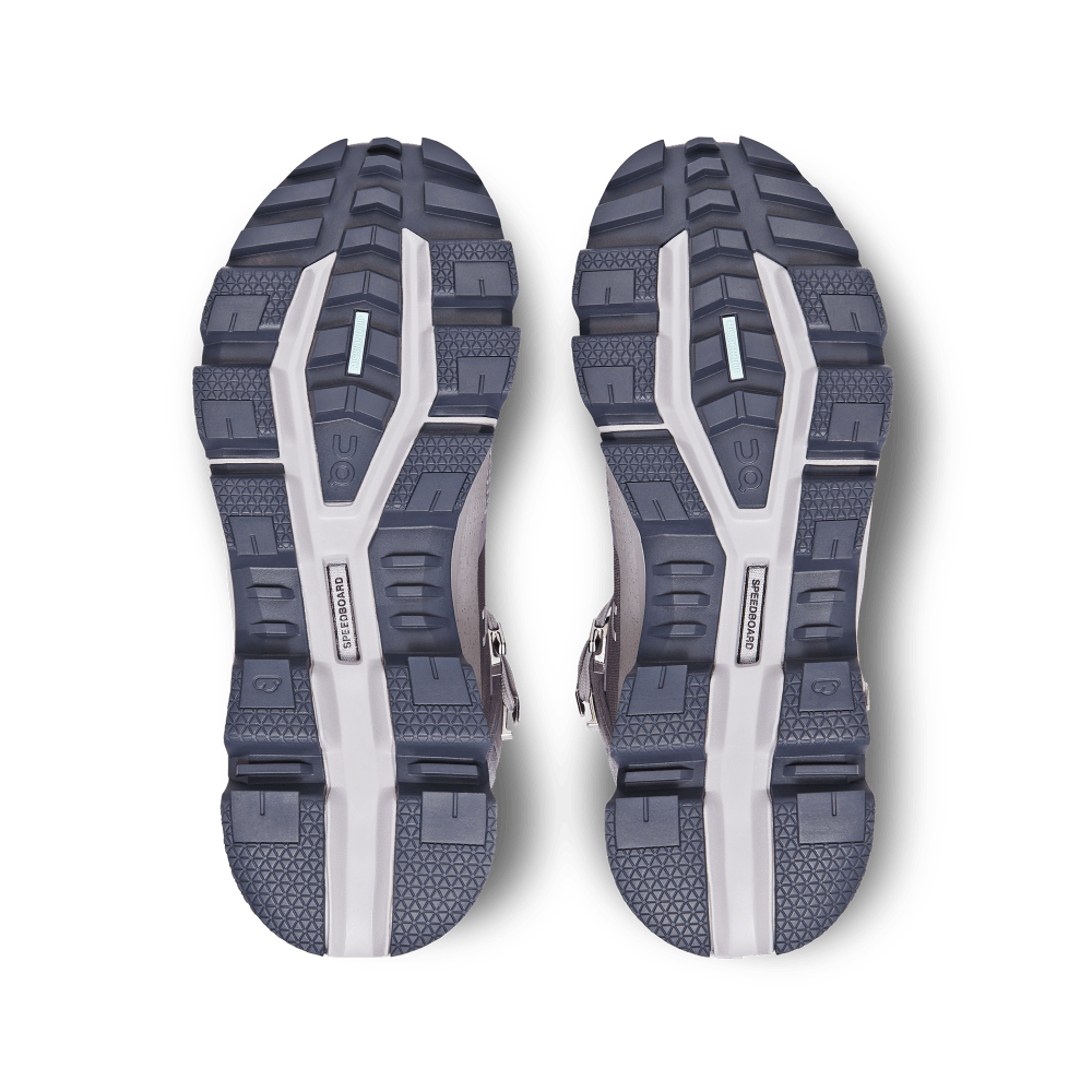 On Cloudrock Waterproof Tenis morado de mujer para outdoor