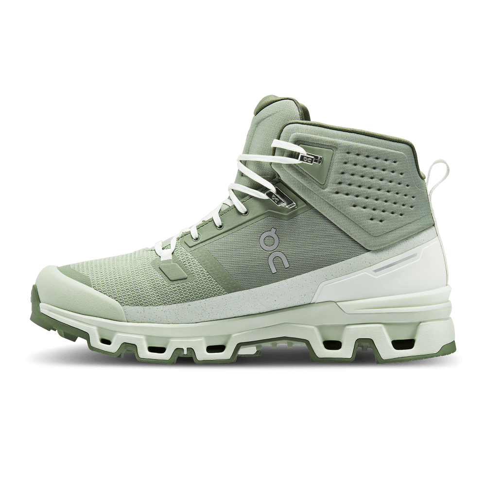 On Cloudrock Waterproof Tenis verde de hombre para outdoor