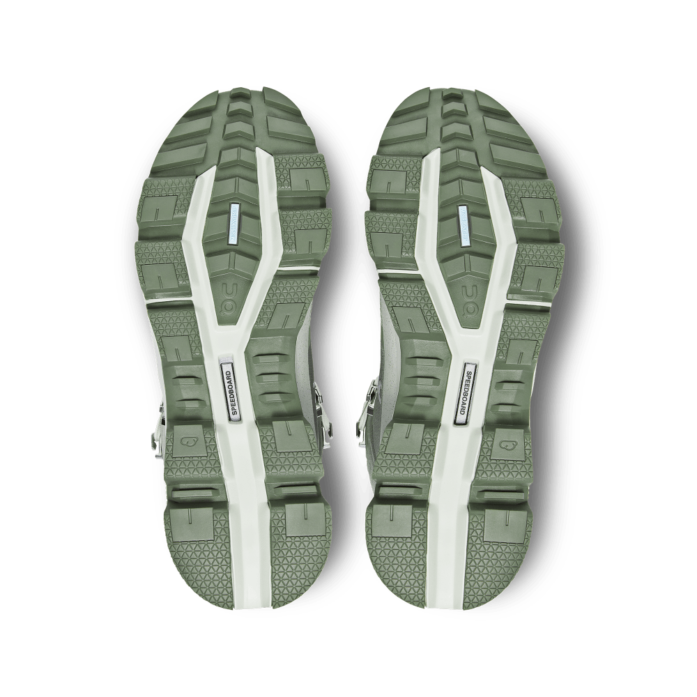 On Cloudrock Waterproof Tenis verde de hombre para outdoor